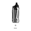 GeekVape B60 Kit in silver color showcasing its sleek leakproof design and ergonomic shape.