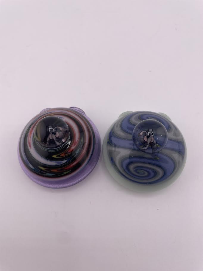 Tim Doane Pendant – Hollow Disc with Psychic Cat Millie