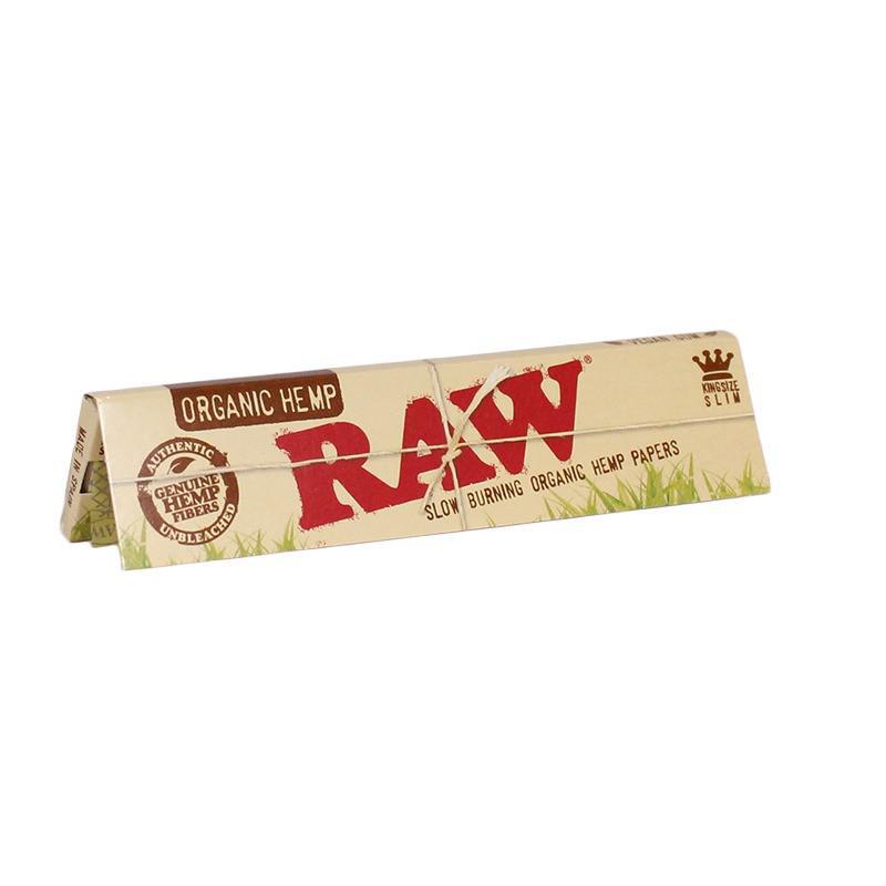 RAW Rolling Papers Organic Hemp King Size Slim Papers