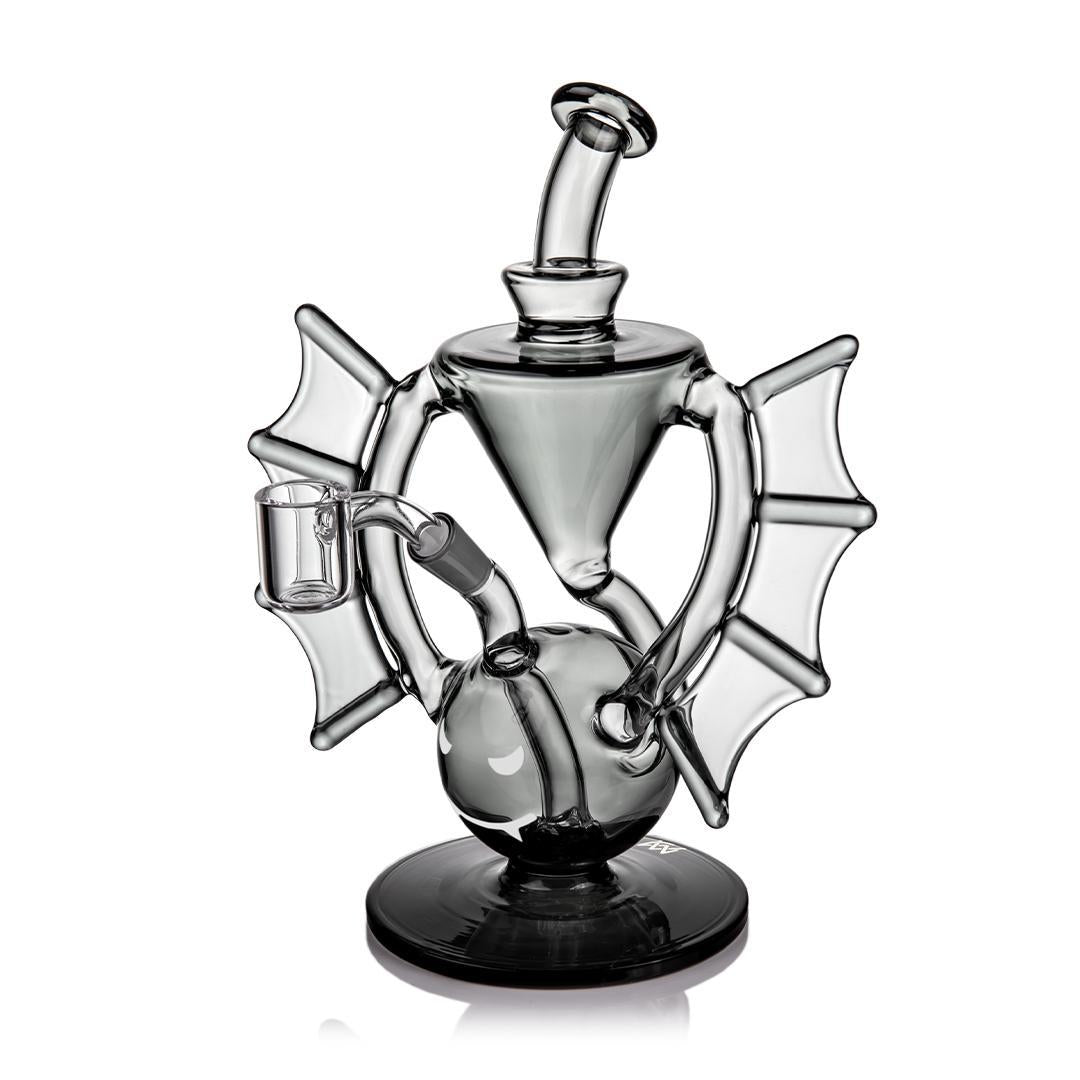 Nocturne Bat Rig COMING SOON - Limited Edition mini dab rig with bat-inspired design and glow-in-the-dark features.