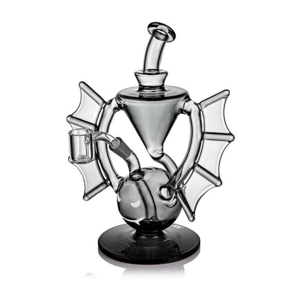 Nocturne Bat Rig COMING SOON - Limited Edition mini dab rig with bat-inspired design and glow-in-the-dark features.
