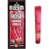 Bluum Cones Red Rose Caramel Vanilla 2-pack premium mini rolls for a flavorful smoking experience.