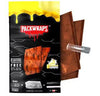 Packwraps Hemp Wraps pack featuring two wraps, glass tip, and storage tray in an eye-catching design.