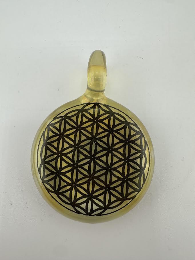 Highgrade Glass Pendant - Sacred Geometry