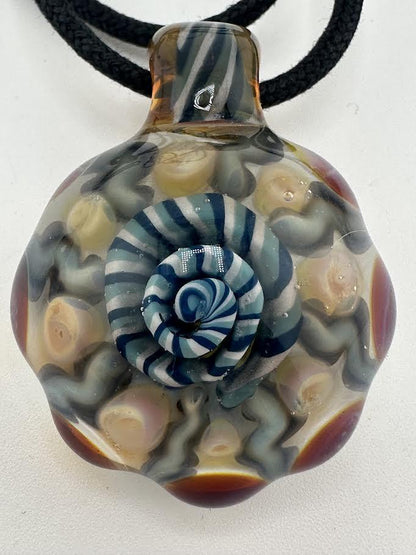 Crondo Glass Pendant - Abstract Implosion