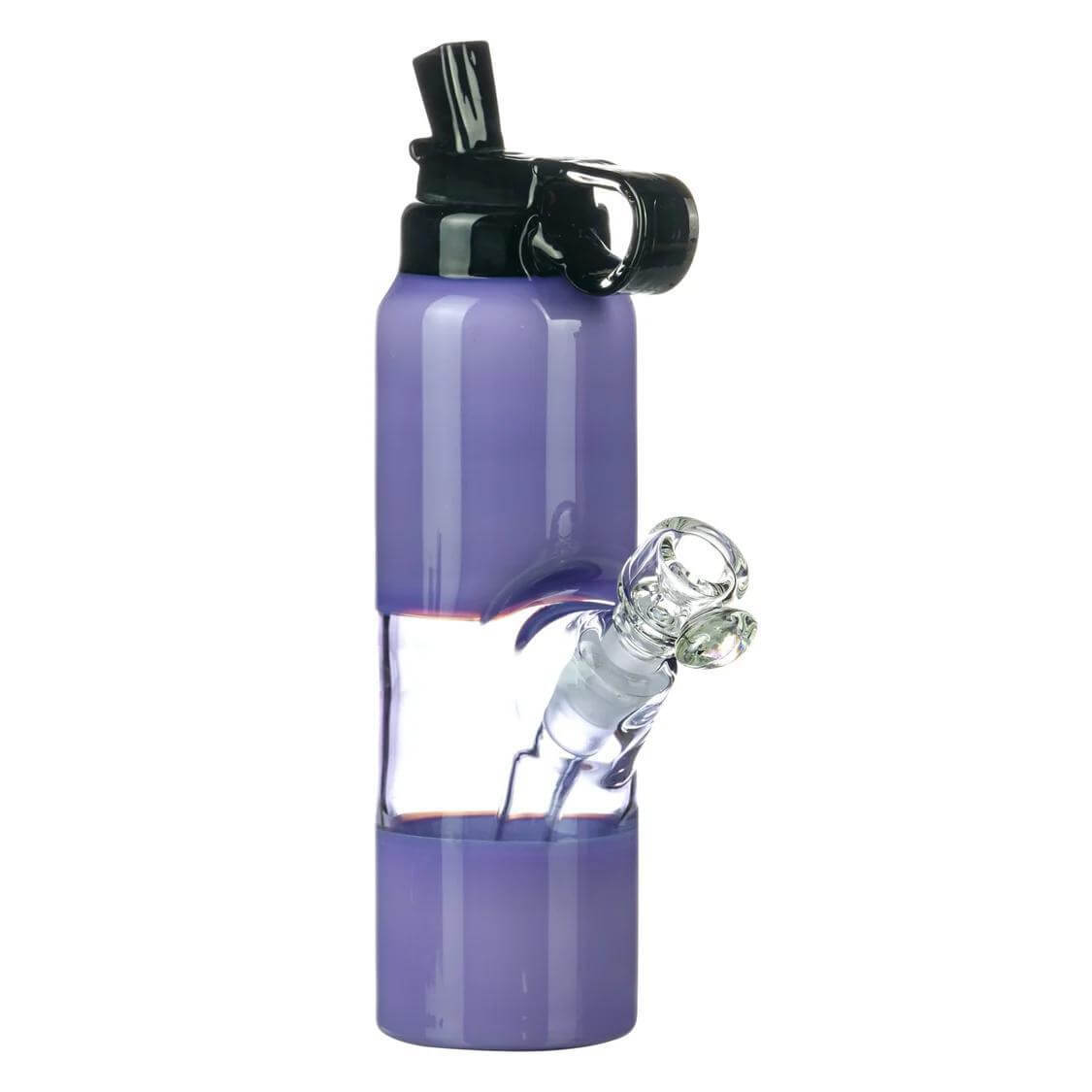 Empire Glassworks Water Bottle 14mm in purple, designed for enhanced smoking experience and superior filtration.