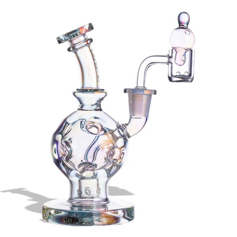 Wulf Mods Atom 14mm Dab Rig w/ Quartz Banger