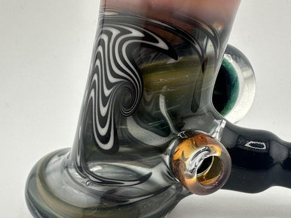 Guido Glass Hammer Pipe - Space & Wig Wag