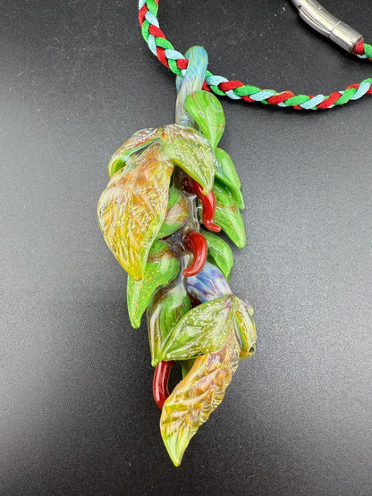 Mr. Gray Glass Nug Study Chillum & Pendant Set