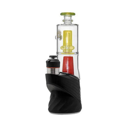 CaliBear Glass Puffco Peak / Puffco Peak Pro Glass Attachment  - Double Perc w/ Encased Opal