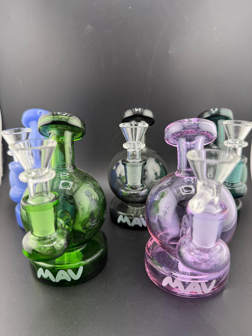 MAV Glass Vintage Bulb 4" Rig 14mm 90°