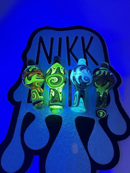 Highgrade Glass Bubble Cap - Fully Worked UV w/ Opal Encasement