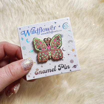 Wildflower Co. Butterfly Enamel Pin