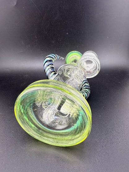 Crondo Glass Hollow Bottom Clear With Attachments 14mm 90°