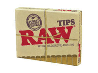 RAW Rolling Papers 949 Unbleached Pre-rolled Tips