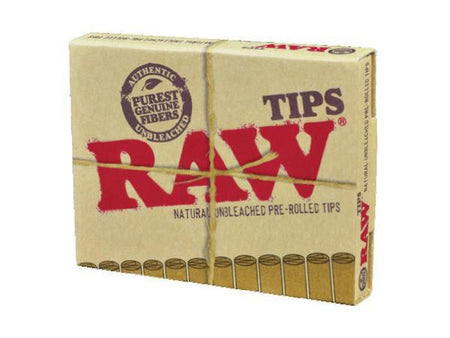 RAW Rolling Papers 949 Unbleached Pre-rolled Tips