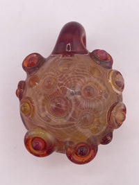 Brando Glass Pendant - Fumed Implosion w/ abstract Attachments