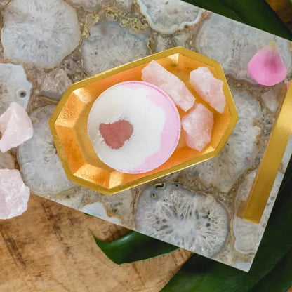 Whipped Up Wonderful Rose Quartz Bath Bomb