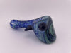 Highgrade Glass Dry Pipe -Multi Colored Frit w/ Reversal Wig Wag Cap