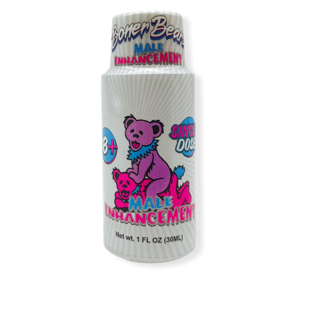 Boner Bears 1oz Shot bottle for male enhancement, boosting performance, energy, and libido.