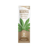 Karma Hemp Wraps Original 2pc pack, premium natural hemp, nicotine-free, slow burn wraps with cannabis leaf design.