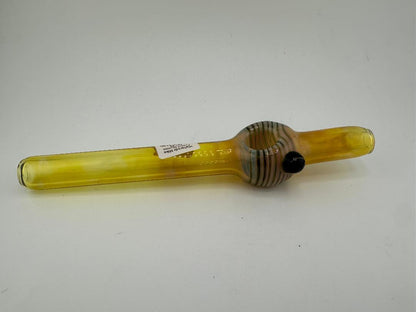 HighGrade Glass Dry Pipe - Fumed Straight Shooter