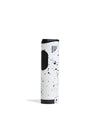 Wulf Blitz Jet Torch in white black splatter, a butane dab torch with built-in tool for concentrate enthusiasts.