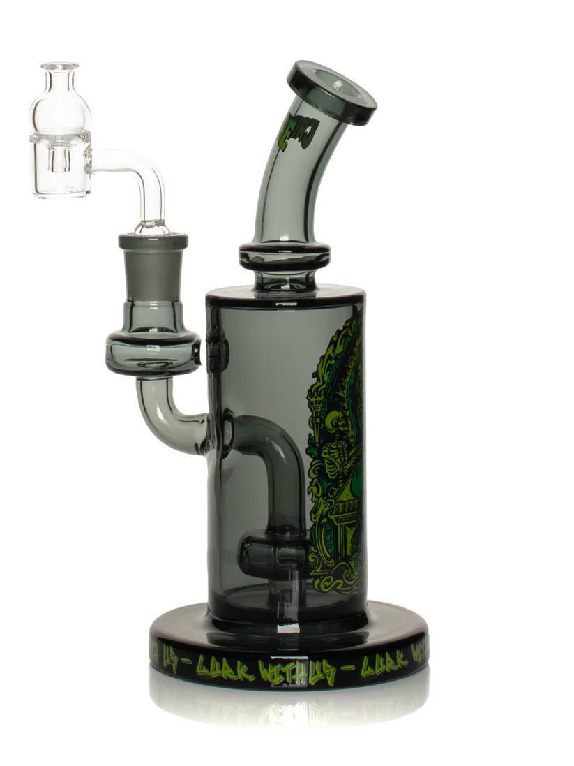 Gear Premium x Creature 7.5" concentrate rig with quartz banger, featuring unique Goblin design.