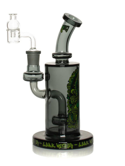 Gear Premium x Creature 7.5" concentrate rig with quartz banger, featuring unique Goblin design.