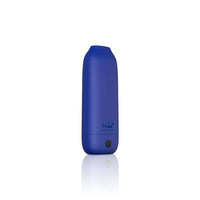 Cloak V2 blue vape device with three voltage settings and wax coil for concentrate vaping.