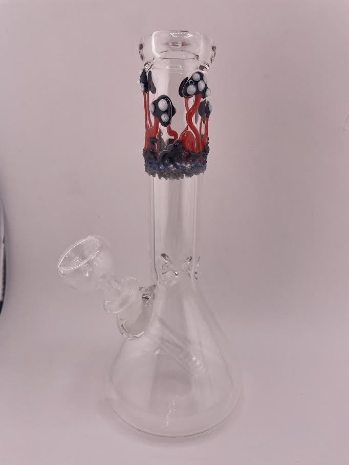 MJHoG 9” Flower Beaker - Mushroom Forest Top