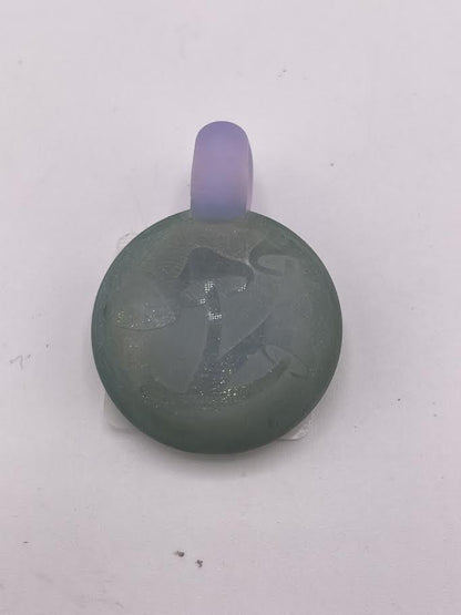 Danny W Glass Pendant - Sandblasted