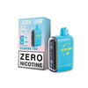 Geek Bar Pulse Disposable Vape in blue with zero nicotine label for a customizable vaping experience.