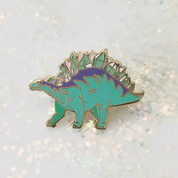 Wildflower Co. Crystal Stegosaurus Enamel Pin