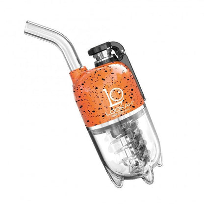 LOOKAH Dragon Egg electric dab rig in orange and clear design, portable and stylish for easy dabbing.