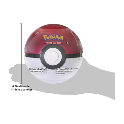 Pokémon TCG: Poké Ball Tin w/ 3 Booster Packs & 2 Sticker Sheets