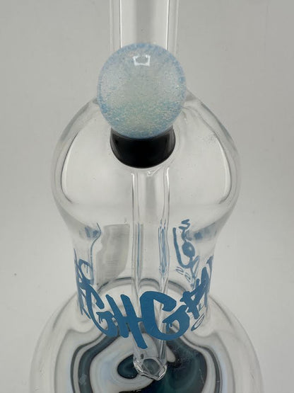 ! HighGrade Glass Banger Hanger Rig -  Reversal Bottom With Case  * Needs Pictures of case