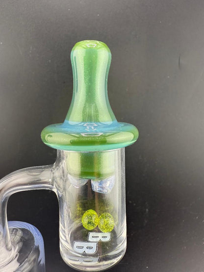 HighGrade Glass Full Color Green Spinner Cap