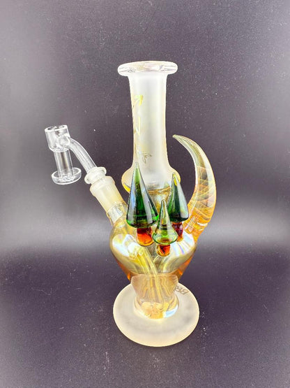 Brando Glass Sandblasted Mushroom Tree Rig 10mm 45°