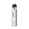 Vaporesso XROS 4 Mini pod system in a sleek camouflage design, showcasing its compact and stylish unibody.