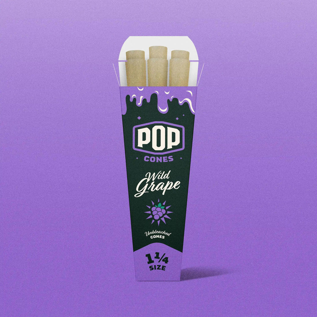 Pop Cones 1 1/4 Unbleached Cones