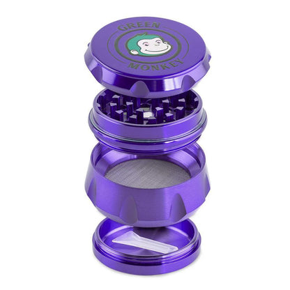 Green Monkey Zinc Baboon Crown Grinder 50mm