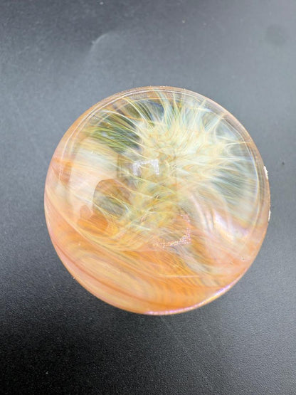 Brando Glass Gold Fumed Marble 1.3"