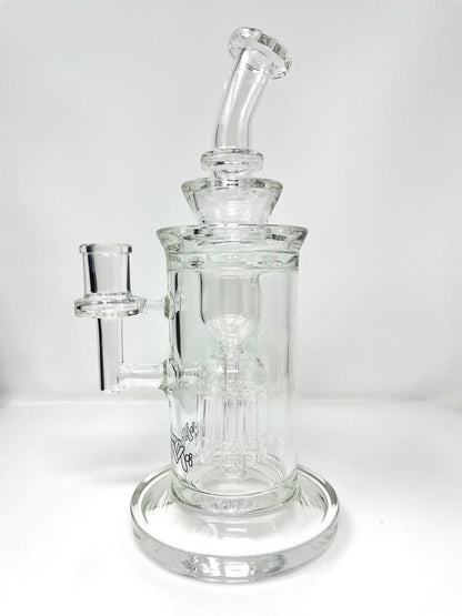 AFM Glass 10" Glass Power Station Clear Incycler Dab Rig NBS038 14mm 90°