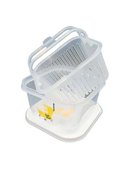 Glob Mops Dunk Tank for cleaning quartz and glass accessories, featuring square and circular designs.