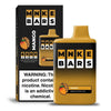 MNKE Bars 6500 Disposable Vape in Mango flavor with nicotine warning label.