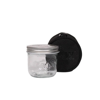 RAW Rolling Papers Mason Jar With Case