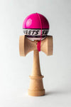 Sweets Kendama Starter Sticky Clear in pink, perfect for beginners learning kendama tricks.