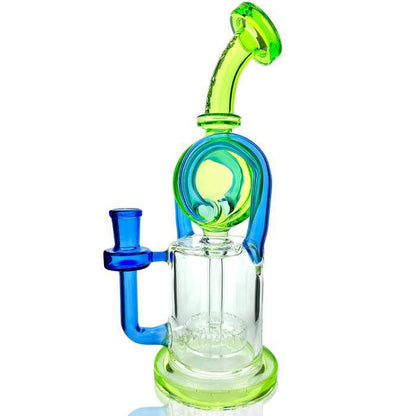 AFM Glass Andromeda 9.5" Recycler Dab Rig TX071 14mm 90°