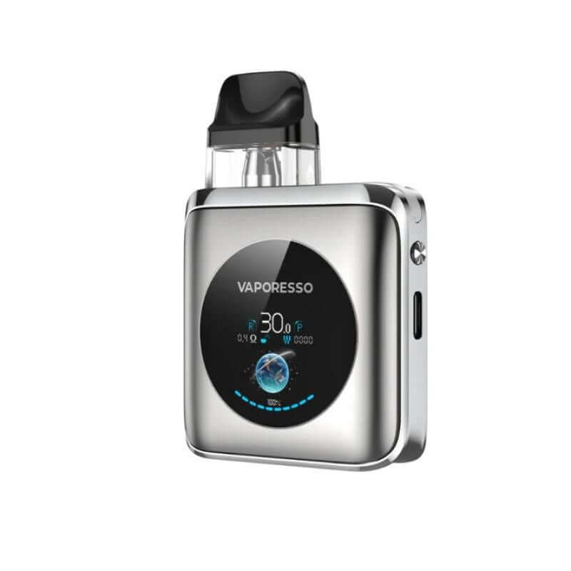 Vaporesso XROS 4 Nano with 1.3" TFT color screen, 1350mAh battery, and adjustable airflow features.